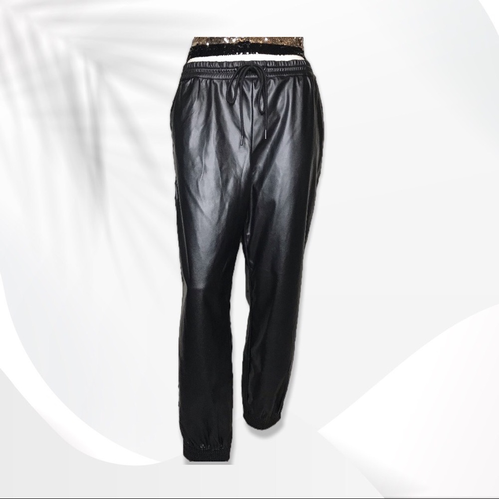 A New Day Faux Leather Joggers